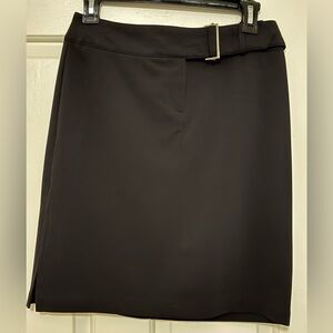 VINTAGE EXPRESS Black Skirt with Belt